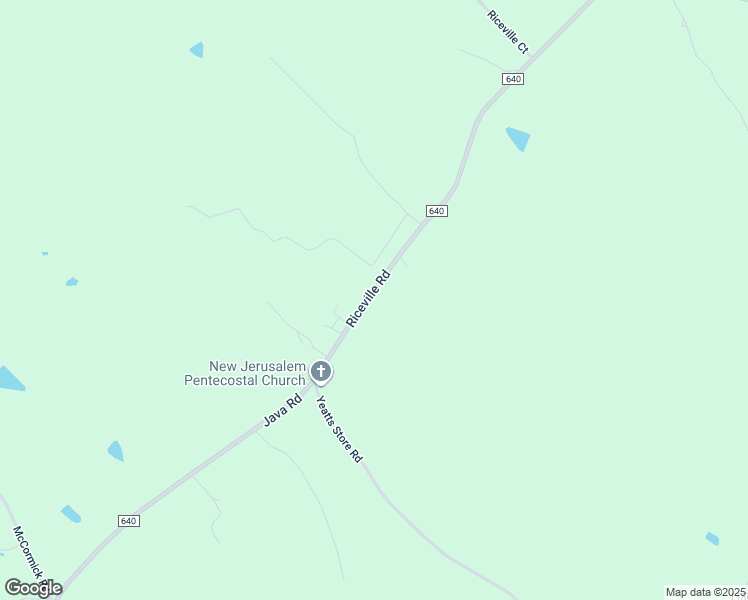 map of restaurants, bars, coffee shops, grocery stores, and more near 336 Riceville Road in Java