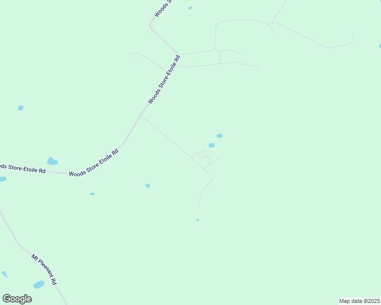 map of restaurants, bars, coffee shops, grocery stores, and more near 118-338 Millersburg Branch Road in Etoile