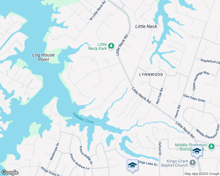 map of restaurants, bars, coffee shops, grocery stores, and more near 1109 Michaelwood Drive in Virginia Beach