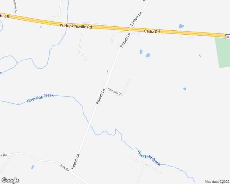 map of restaurants, bars, coffee shops, grocery stores, and more near Farmhill Drive in Hopkinsville