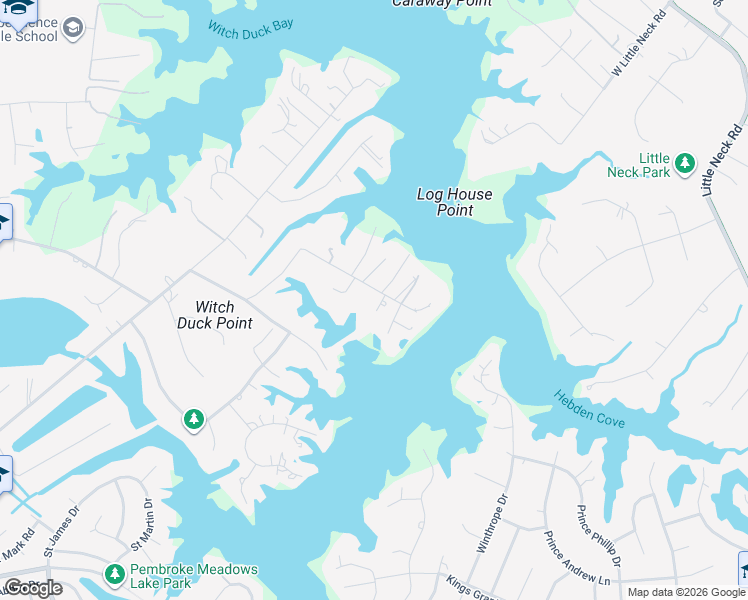 map of restaurants, bars, coffee shops, grocery stores, and more near 1109 Chelsea Court in Virginia Beach