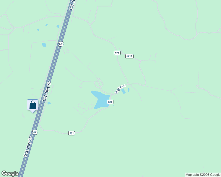 map of restaurants, bars, coffee shops, grocery stores, and more near 1045 County Road 521 in Poplar Bluff