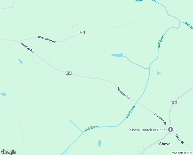 map of restaurants, bars, coffee shops, grocery stores, and more near 2585-3895 Payneton Road in Chatham