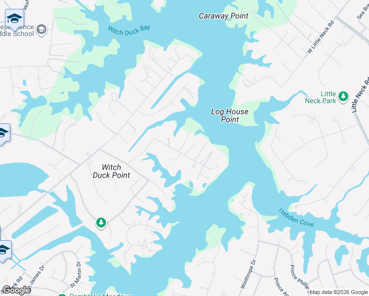 map of restaurants, bars, coffee shops, grocery stores, and more near 1109 Chelsea Court in Virginia Beach