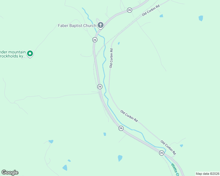 map of restaurants, bars, coffee shops, grocery stores, and more near 1252 Old Corbin Road in Corbin