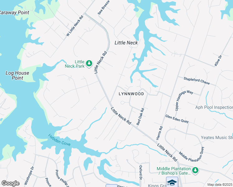 map of restaurants, bars, coffee shops, grocery stores, and more near 1124 Sycamore Road in Virginia Beach