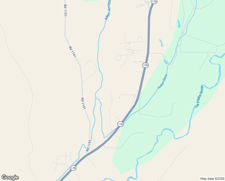 map of restaurants, bars, coffee shops, grocery stores, and more near 38 Road 1499 in La Plata