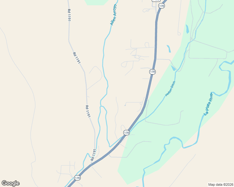 map of restaurants, bars, coffee shops, grocery stores, and more near 38 Road 1499 in La Plata