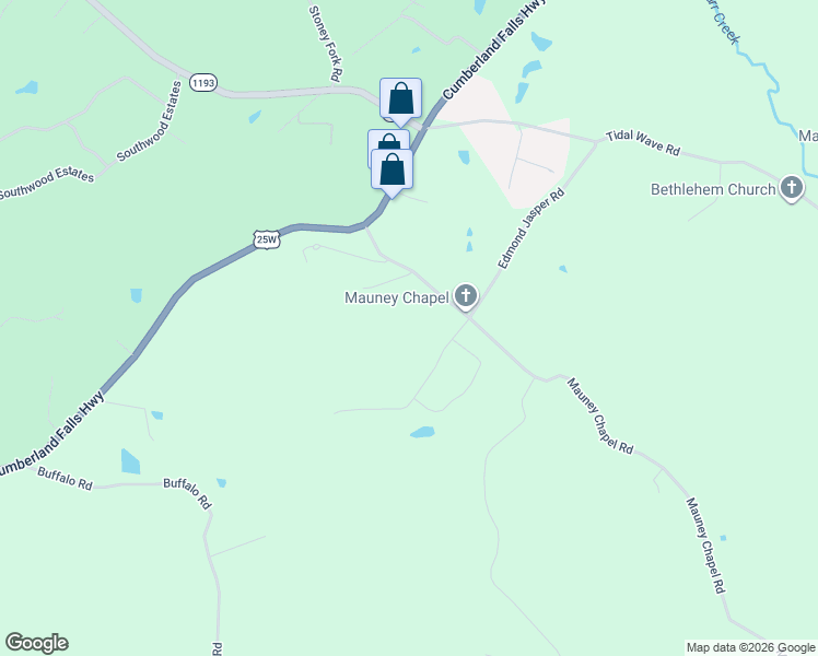 map of restaurants, bars, coffee shops, grocery stores, and more near 247 Mauney Chapel Road in Corbin