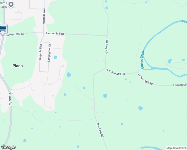 map of restaurants, bars, coffee shops, grocery stores, and more near 2410-2674 Dye Ford Road in Alvaton
