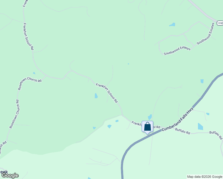 map of restaurants, bars, coffee shops, grocery stores, and more near 588 Frankfort School Road in Corbin