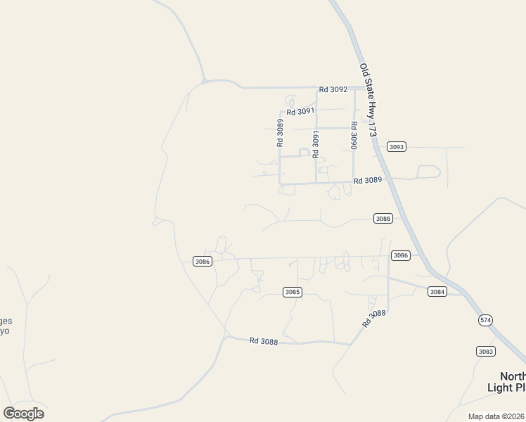 map of restaurants, bars, coffee shops, grocery stores, and more near 40 Road 3088 in Aztec