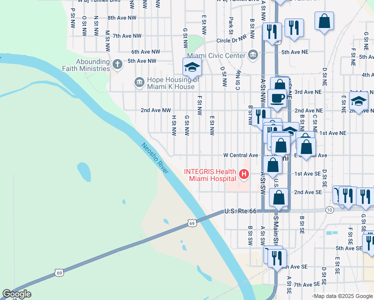 8 G Street Northwest, Miami OK Walk Score
