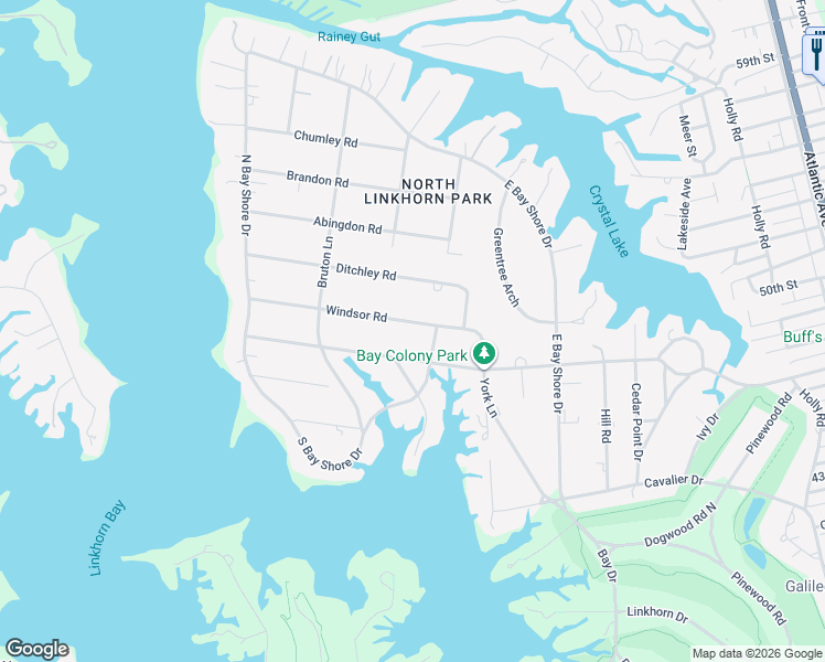 map of restaurants, bars, coffee shops, grocery stores, and more near 921 Windsor Road in Virginia Beach