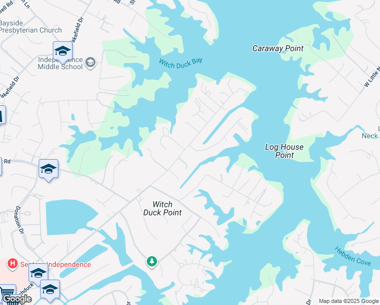 map of restaurants, bars, coffee shops, grocery stores, and more near 4043 Sherwood Ln in Virginia Beach