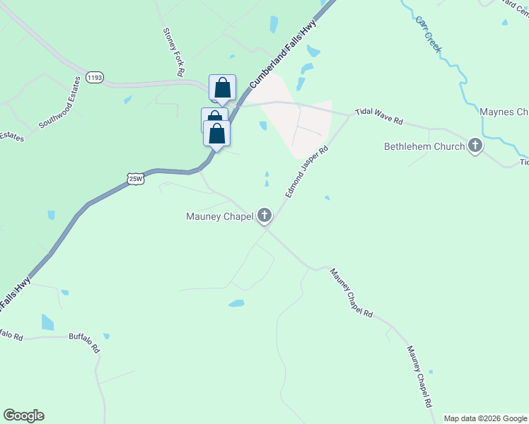 map of restaurants, bars, coffee shops, grocery stores, and more near 224 Mauney Chapel Road in Corbin