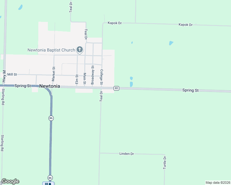 map of restaurants, bars, coffee shops, grocery stores, and more near 2-98 Spring Street in Stark City