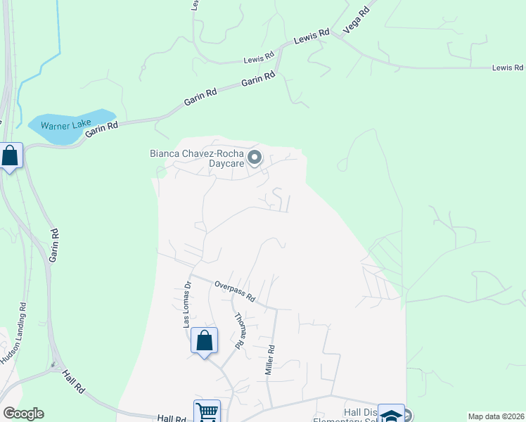 map of restaurants, bars, coffee shops, grocery stores, and more near 64 Clausen Road in Watsonville