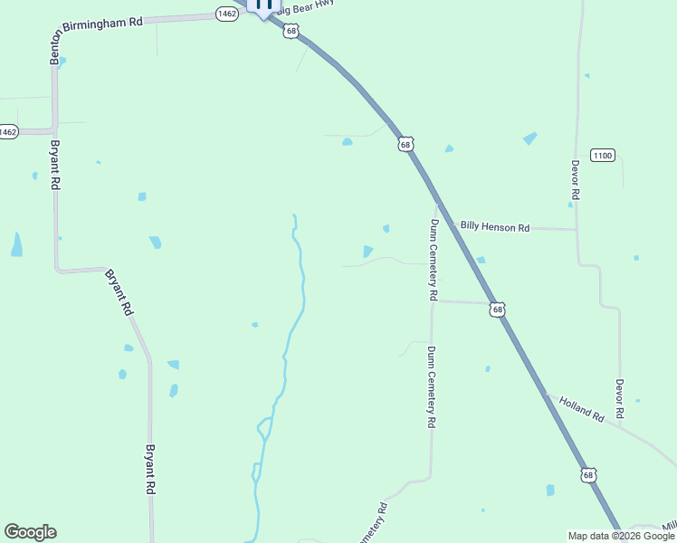 map of restaurants, bars, coffee shops, grocery stores, and more near 1795 Dunn Cemetery Road in Benton
