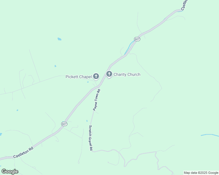 map of restaurants, bars, coffee shops, grocery stores, and more near 2067 Castleton Road in Max Meadows