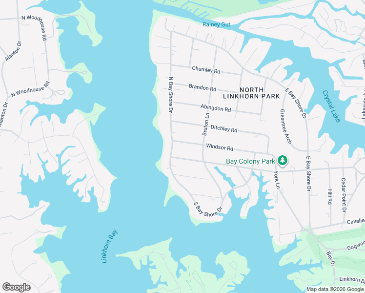 map of restaurants, bars, coffee shops, grocery stores, and more near 1120 Bay Colony Drive in Virginia Beach