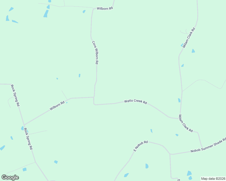 map of restaurants, bars, coffee shops, grocery stores, and more near 1736 Cora Wilborn Road in Summer Shade