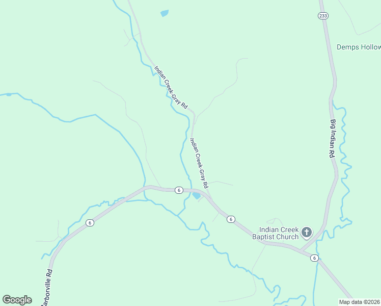 map of restaurants, bars, coffee shops, grocery stores, and more near 269 Indian Creek Road in Corbin