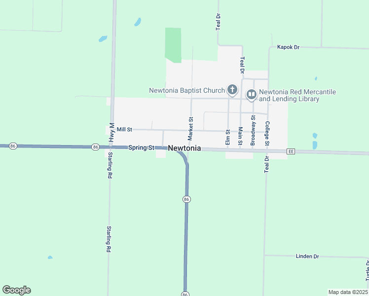 map of restaurants, bars, coffee shops, grocery stores, and more near in Newtonia