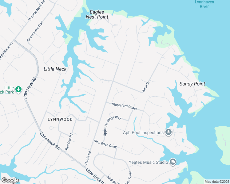 map of restaurants, bars, coffee shops, grocery stores, and more near 3304 Welwyn Muse in Virginia Beach