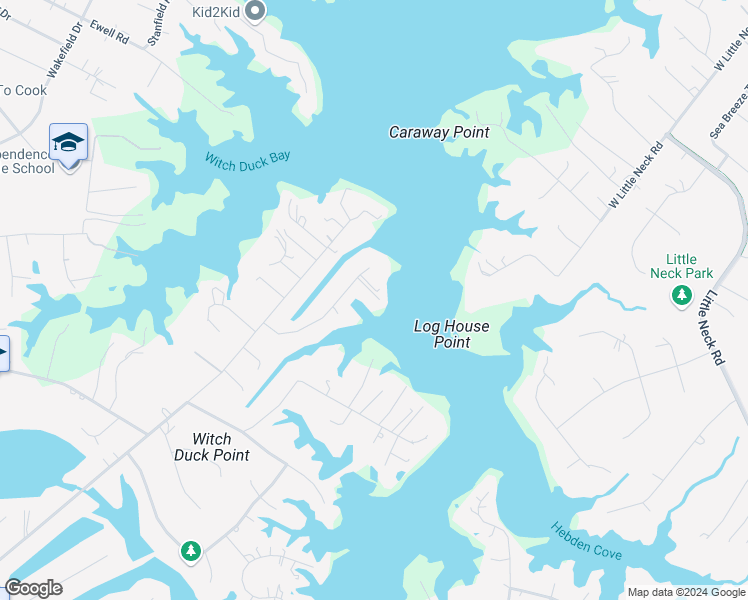 map of restaurants, bars, coffee shops, grocery stores, and more near 4013 Sherwood Lane in Virginia Beach