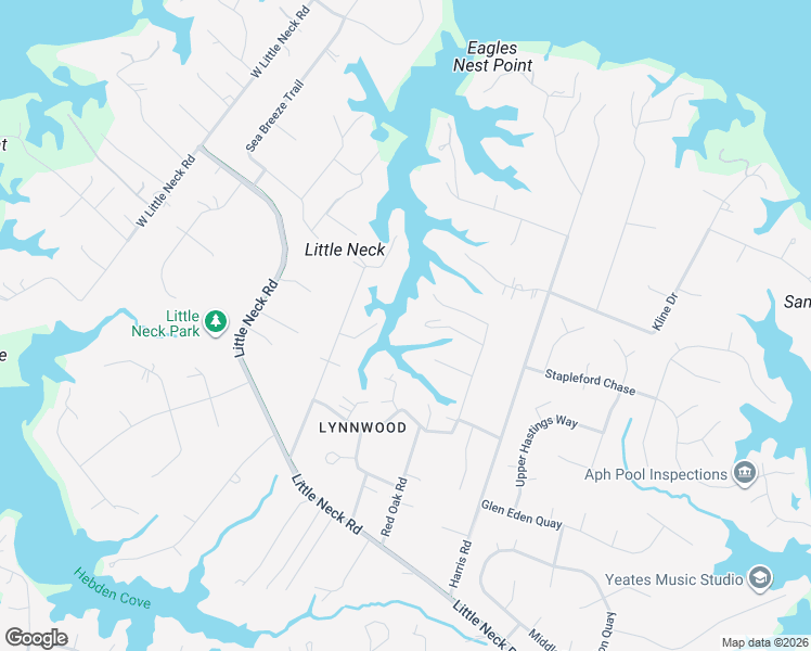 map of restaurants, bars, coffee shops, grocery stores, and more near 3340 Whippoorwill Point in Virginia Beach