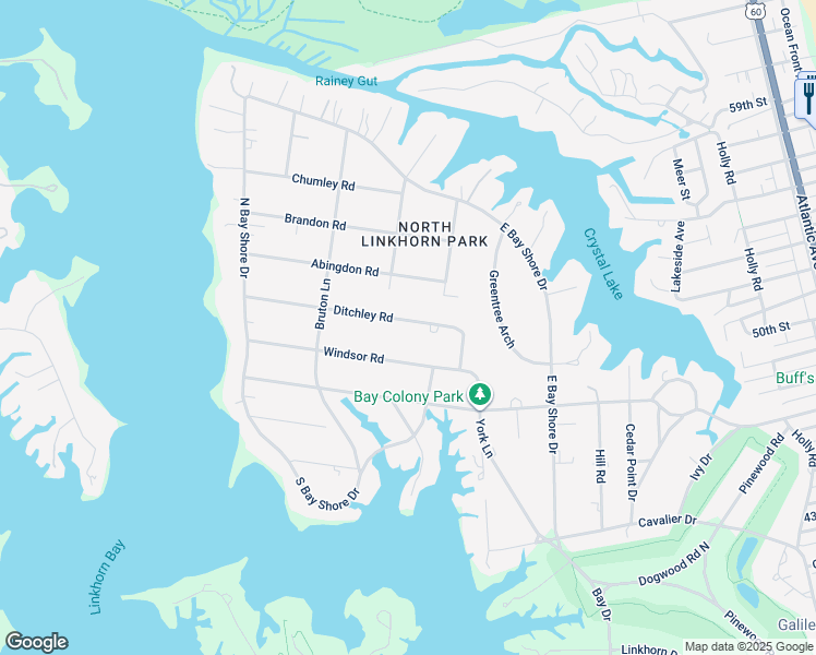 map of restaurants, bars, coffee shops, grocery stores, and more near 925 Ditchley Rd in Virginia Beach