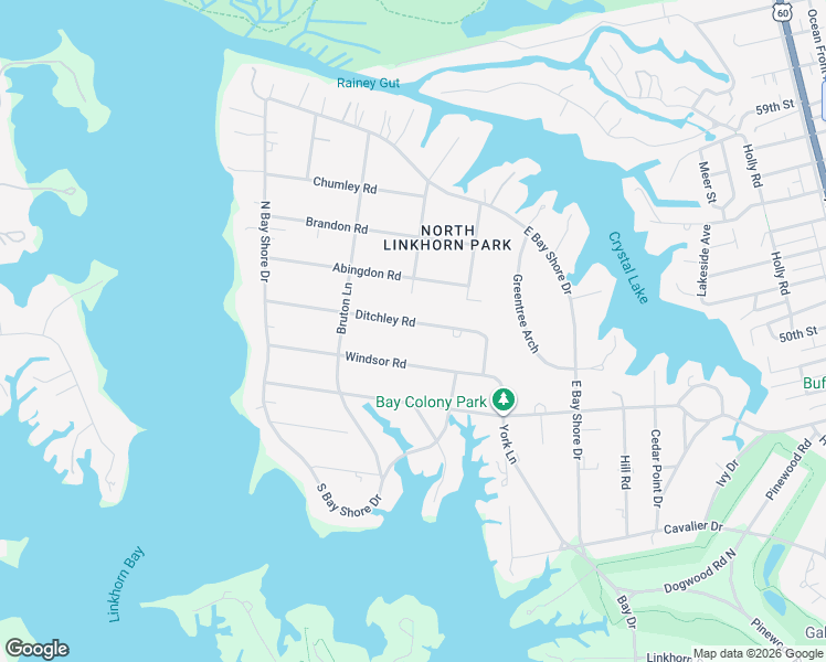 map of restaurants, bars, coffee shops, grocery stores, and more near 933 Ditchley Road in Virginia Beach