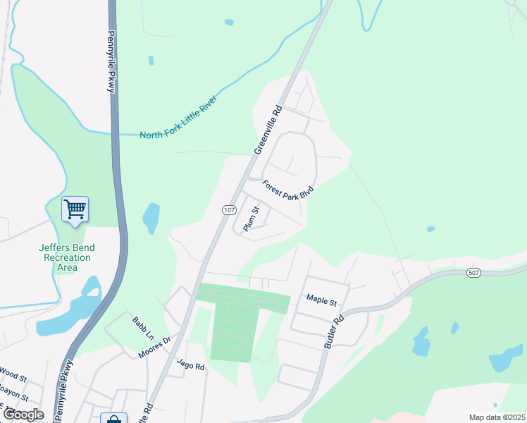 map of restaurants, bars, coffee shops, grocery stores, and more near 139 Burch Street in Hopkinsville