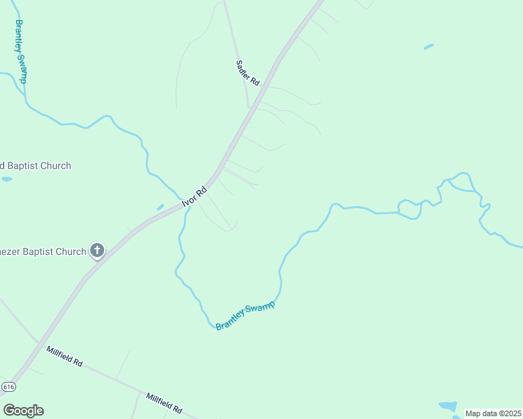 map of restaurants, bars, coffee shops, grocery stores, and more near 10411 Ivor Road in Ivor