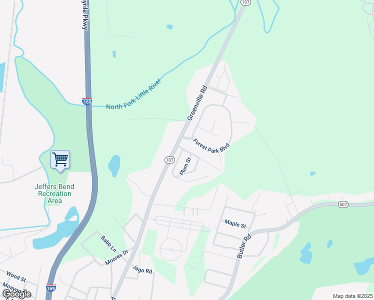 map of restaurants, bars, coffee shops, grocery stores, and more near 14 Locust Street in Hopkinsville