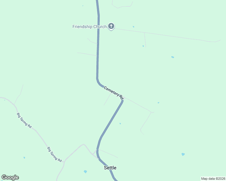 map of restaurants, bars, coffee shops, grocery stores, and more near 3530 Cemetery Road in Scottsville
