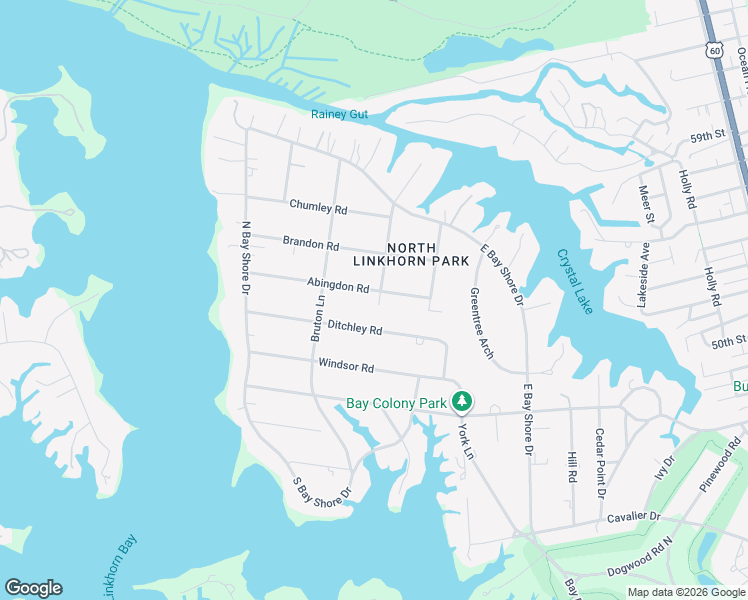 map of restaurants, bars, coffee shops, grocery stores, and more near 1301 Wythe Lane in Virginia Beach