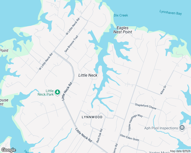 map of restaurants, bars, coffee shops, grocery stores, and more near 1348 Sycamore Road in Virginia Beach