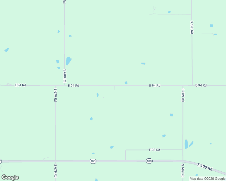 map of restaurants, bars, coffee shops, grocery stores, and more near 9415 South 684 Road in Wyandotte