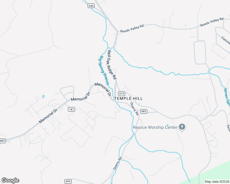 map of restaurants, bars, coffee shops, grocery stores, and more near County Road 695 in Castlewood