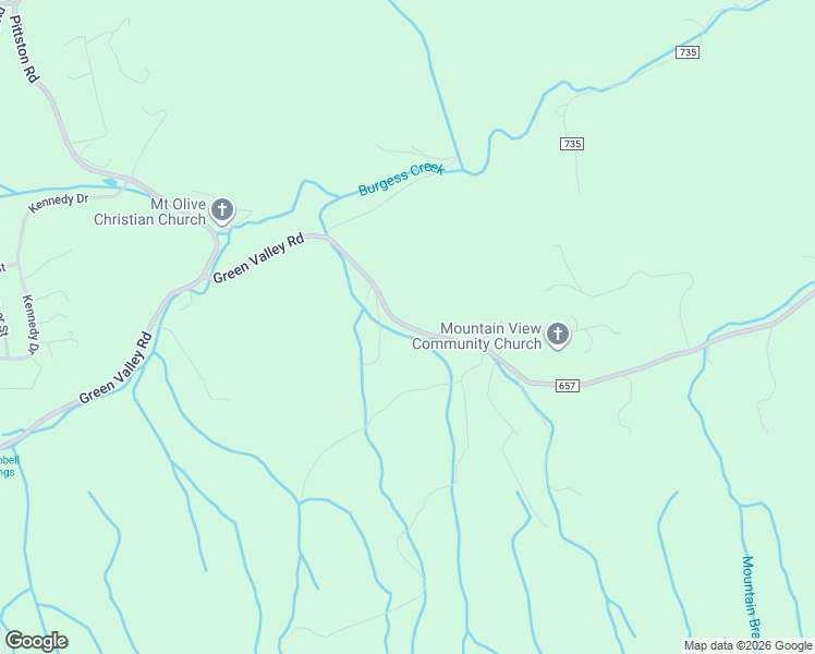 map of restaurants, bars, coffee shops, grocery stores, and more near Green Valley Road in Lebanon