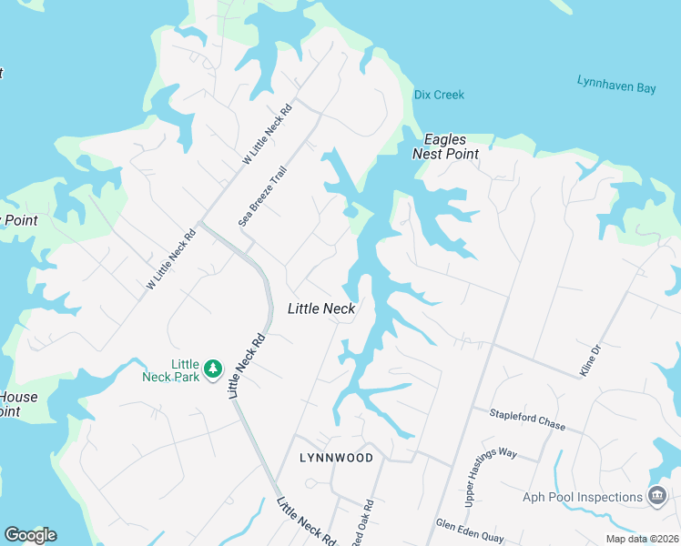 map of restaurants, bars, coffee shops, grocery stores, and more near 1362 Little Neck Road in Virginia Beach