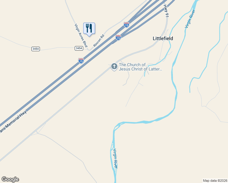 map of restaurants, bars, coffee shops, grocery stores, and more near 278 South Hillside Drive in Littlefield