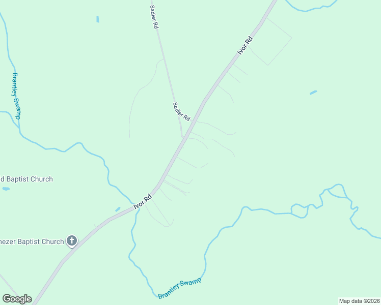 map of restaurants, bars, coffee shops, grocery stores, and more near 10309 Ivor Road in Ivor