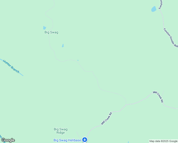 map of restaurants, bars, coffee shops, grocery stores, and more near Big Swag Road in Parkers Lake