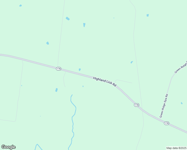 map of restaurants, bars, coffee shops, grocery stores, and more near 10316-10398 Highland Lick Road in Elkton