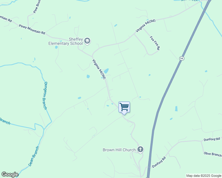 map of restaurants, bars, coffee shops, grocery stores, and more near 152 Cypress Lane in Wytheville