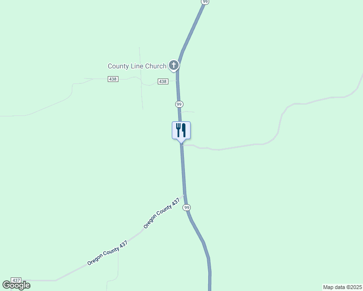 map of restaurants, bars, coffee shops, grocery stores, and more near Missouri 99 in Birch Tree