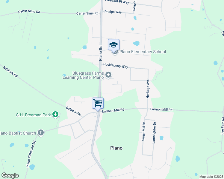 map of restaurants, bars, coffee shops, grocery stores, and more near Hayden Heady Circle in Bowling Green